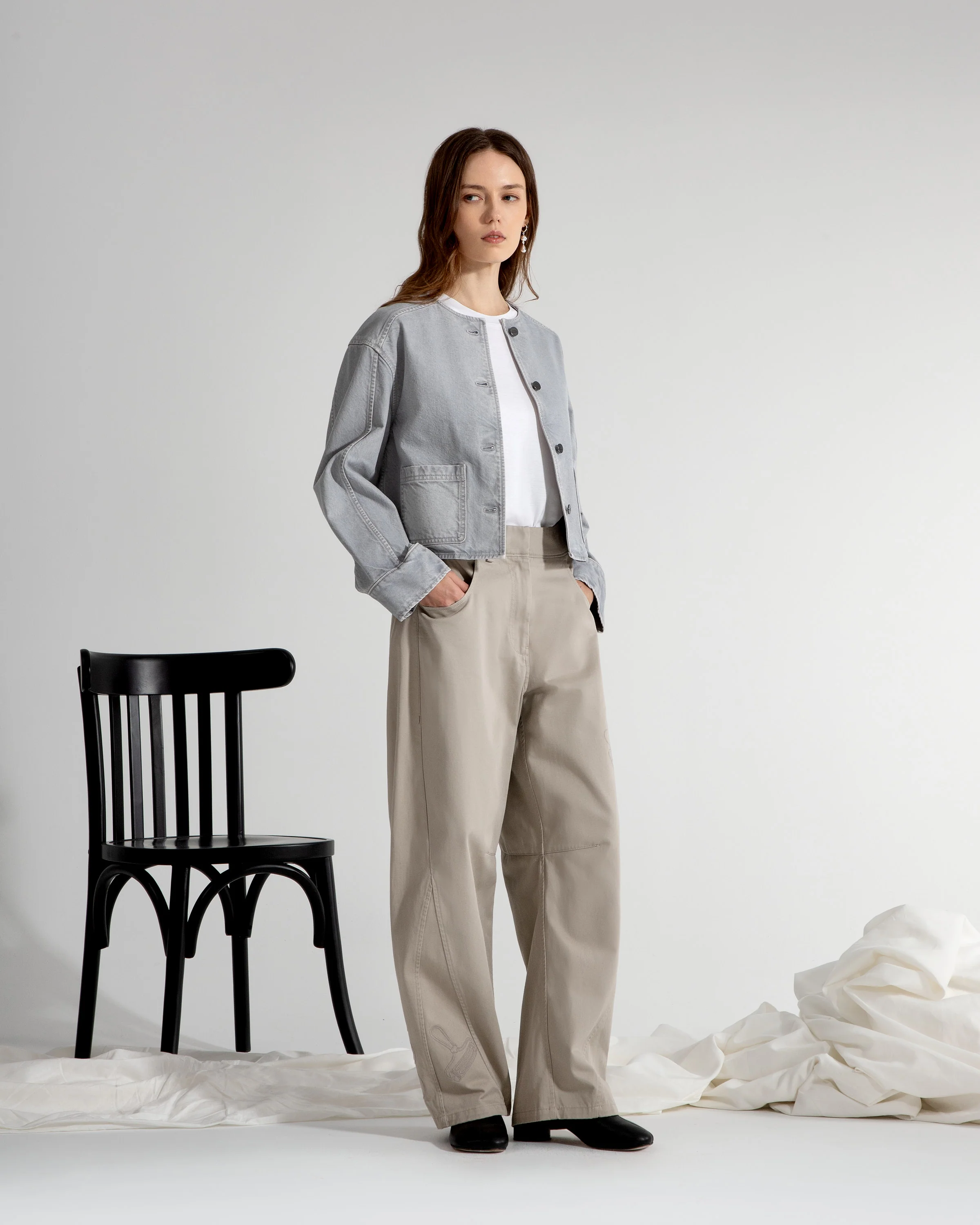 Relaxed Fit Denim Jacket - Image 3