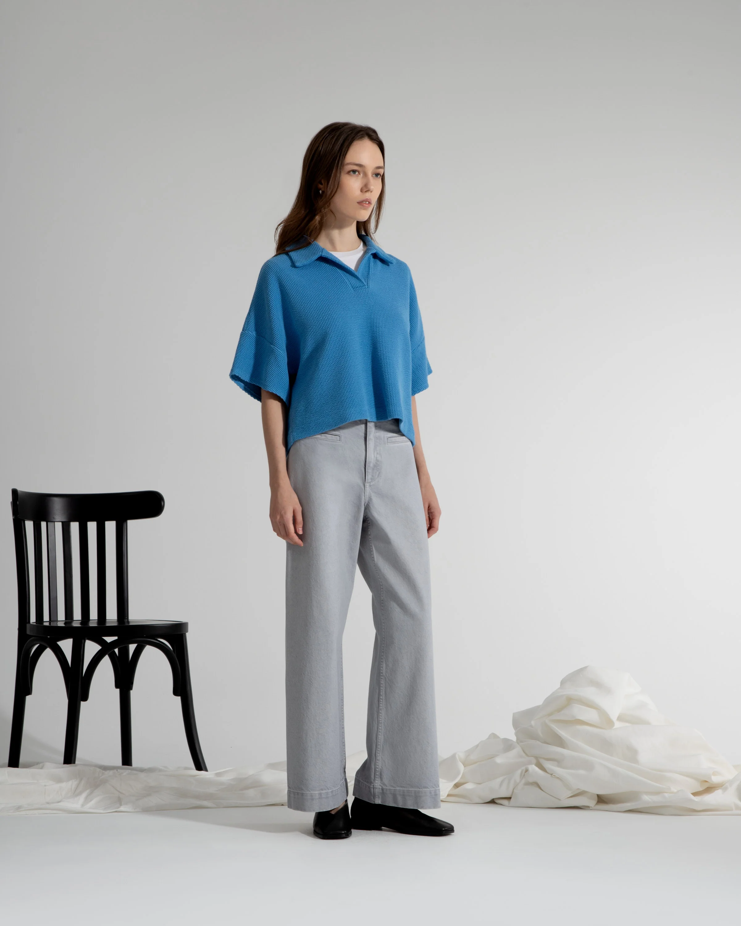 Wide Leg Color Denim - Image 3