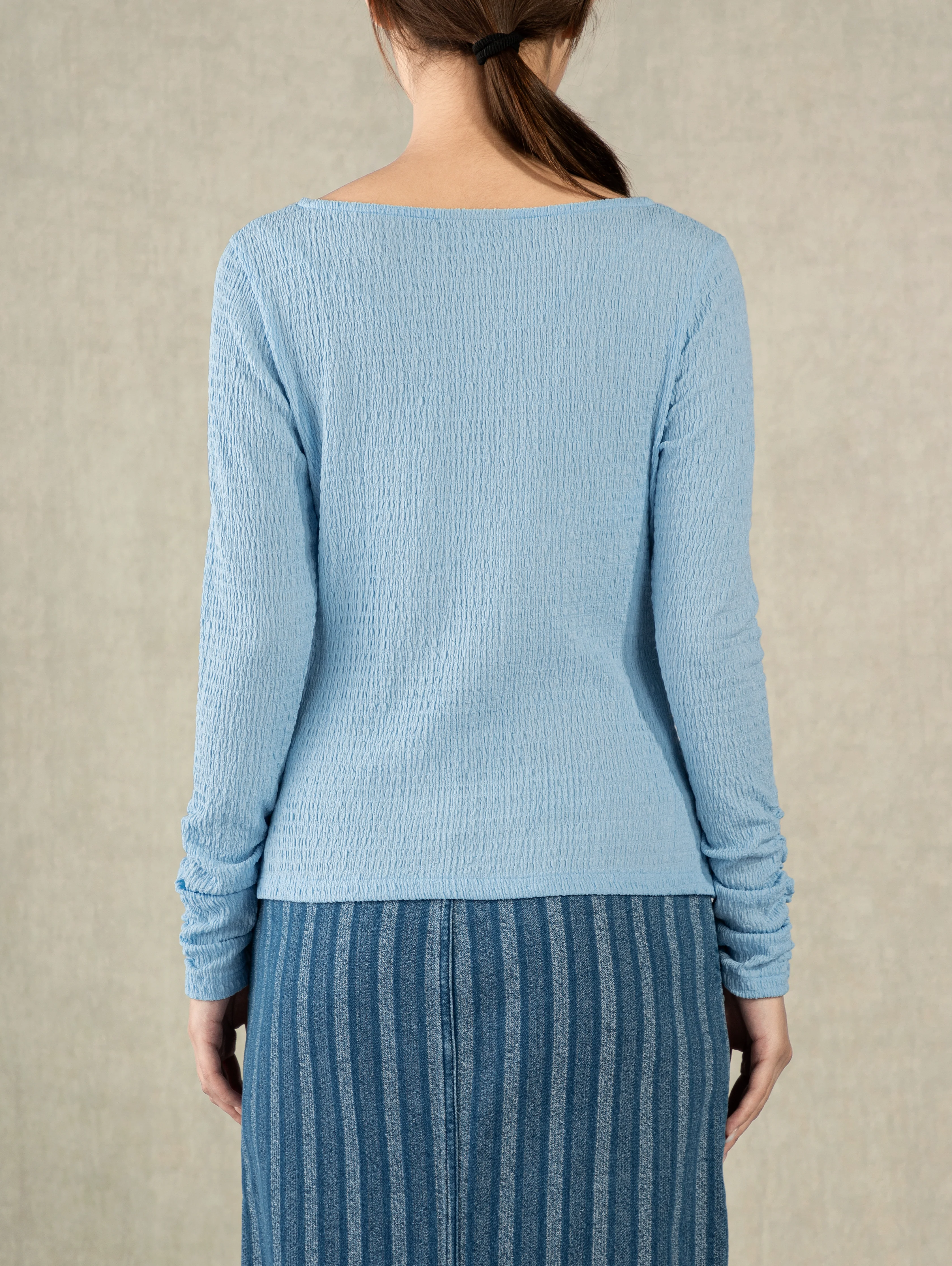Crunched Sleeve Top - Image 10
