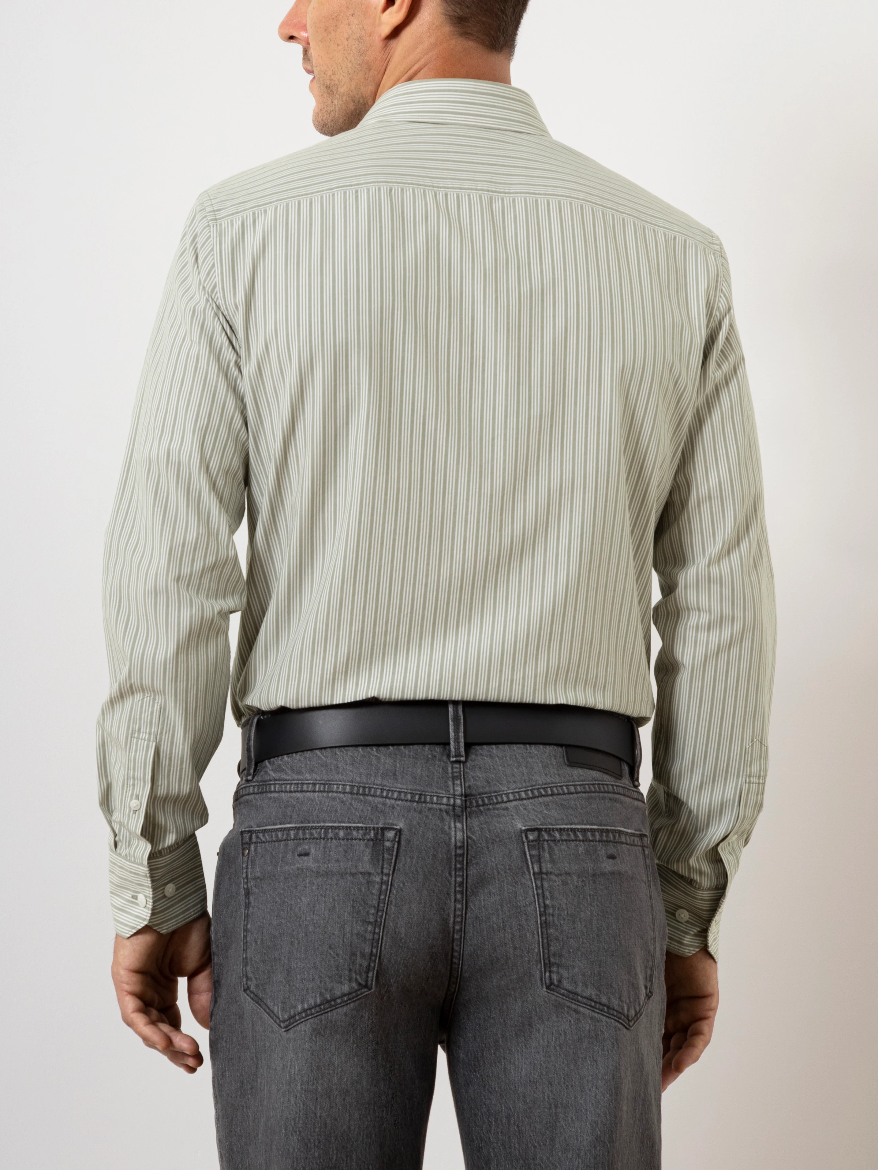 Adrian Pencil Stripe Shirt - Image 3
